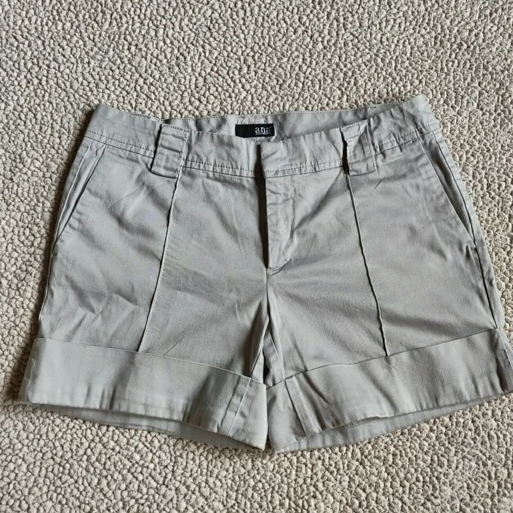 a.n.a Chino cuffed shorts. 5" inseam